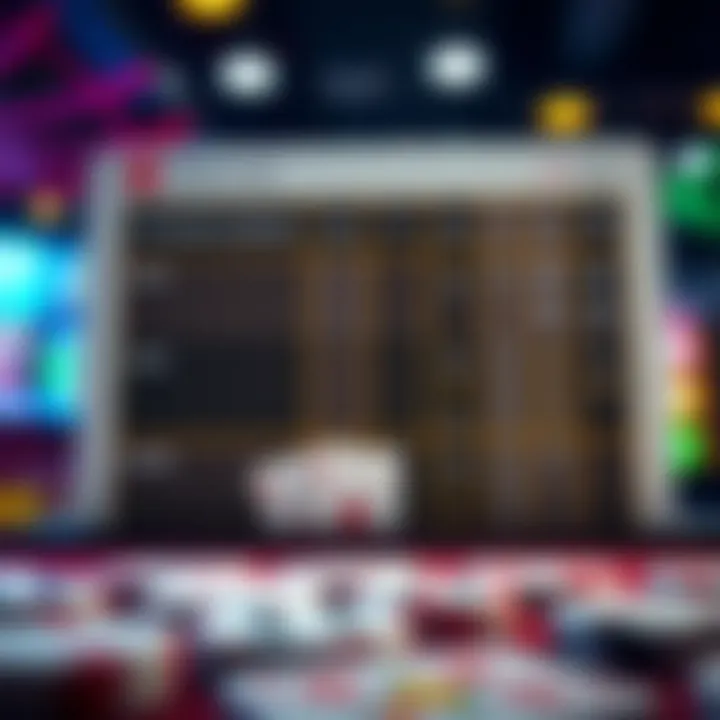 Comparison chart of different online platforms for scratch card games