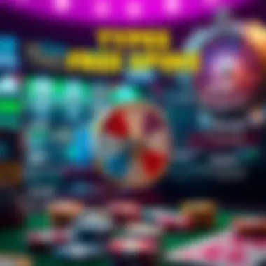 An infographic depicting various types of free spins offered in online slots.
