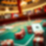 Overview of online casino gaming interface