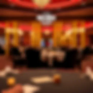 Elegant dining setup in one of the casino's upscale restaurants