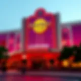 Exterior view of Hard Rock Casino Cleveland showcasing its iconic architecture