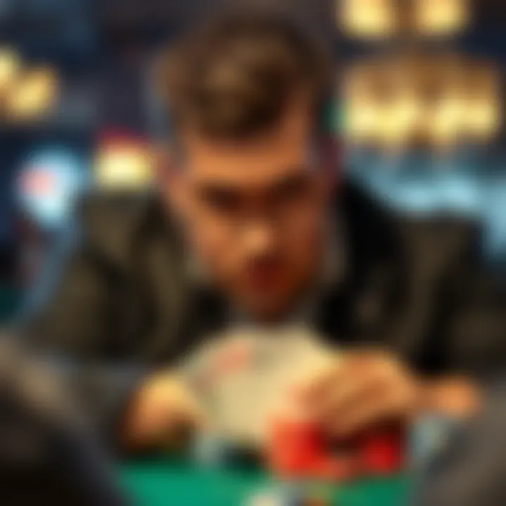 Eric Molina deep in thought analyzing gameplay strategies