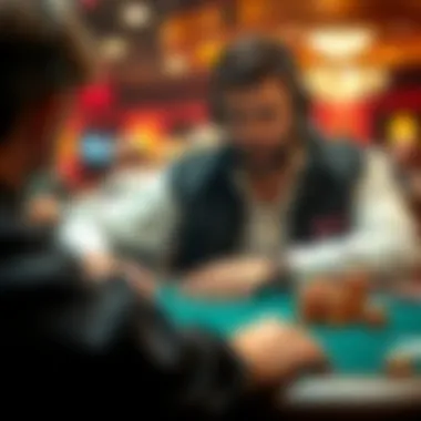 Eric Molina at the poker table during a high-stakes tournament