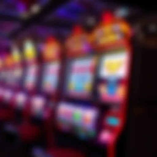 Vibrant and immersive slot machine interface