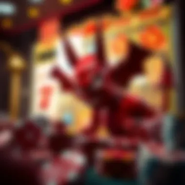 Gameplay screenshot showcasing Little Red Devil features