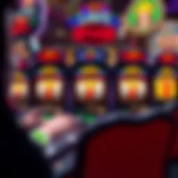 A captivating display of a live slots interface with vibrant graphics