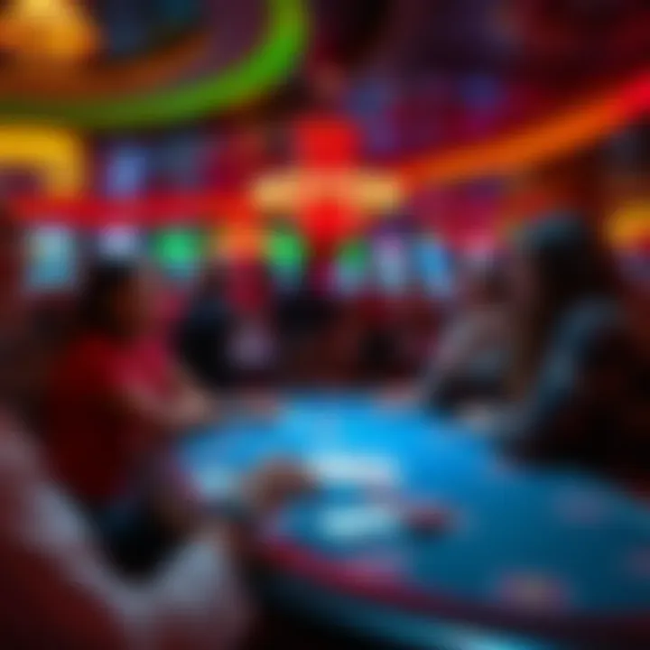 Experiencing the Vibrant Atmosphere of Magnolia Casino A group of friends enjoying the casino atmosphere