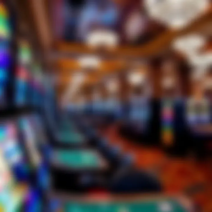Inside Magnolia Casino: Gaming Excitement Awaits Interior gaming area filled with slot machines and gaming tables