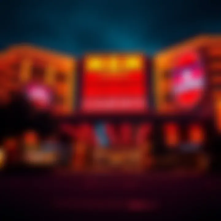 Exterior view of MGM Casino Nashville reflecting vibrant nightlife