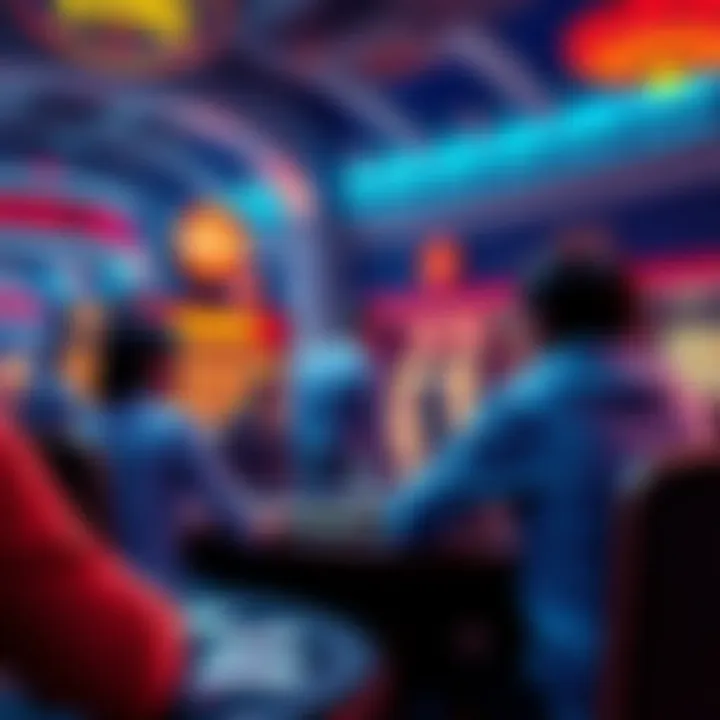 Psychological Influences in Keno An illustration depicting the psychological aspects influencing players in a Keno setting