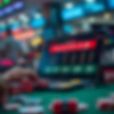 An infographic illustrating the evolution of online lottery