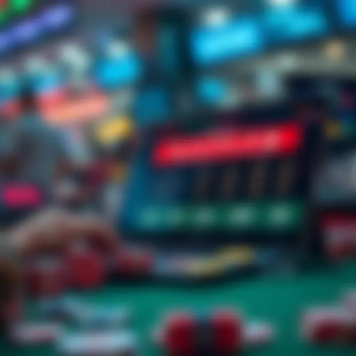 An infographic illustrating the evolution of online lottery