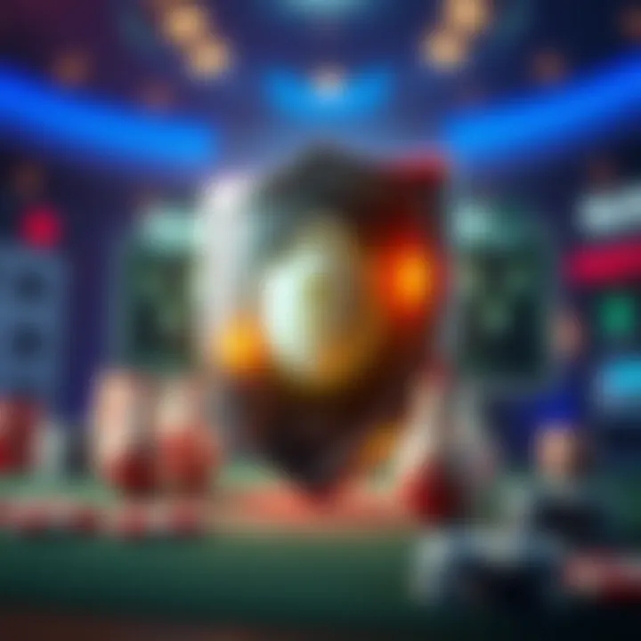 A virtual security shield representing safety in online gaming