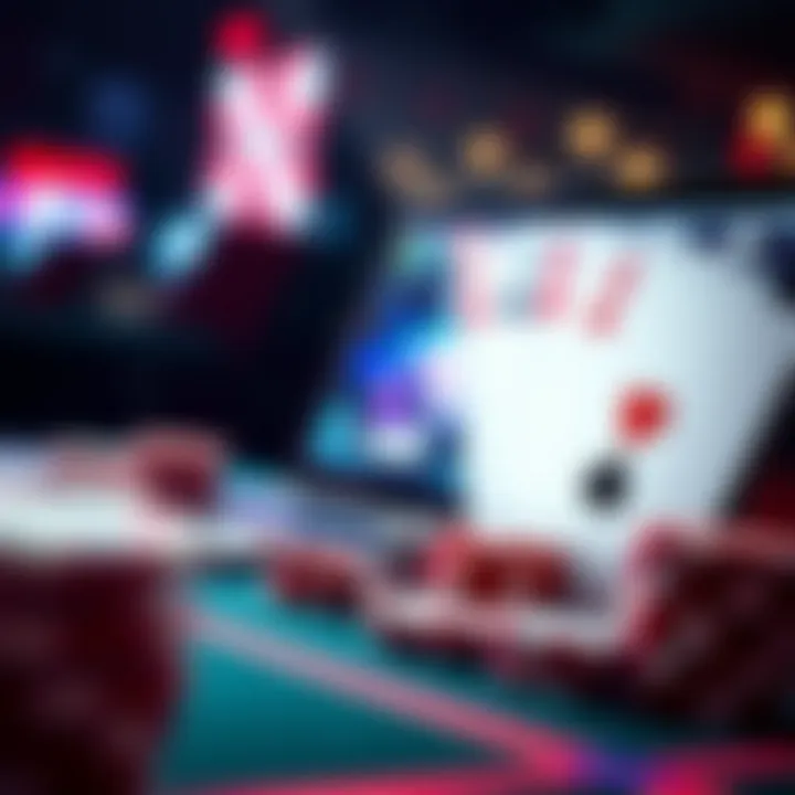 Technological Advancements in Online Poker A visual representation of technological advancements in the online poker landscape
