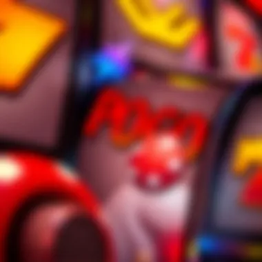 Close-up of unique game features in a Pogo slot
