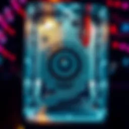 Detailed view of a poke machine mechanism showcasing its inner workings