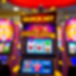 Illustration of Quick Hit slot machine featuring vibrant graphics and symbols
