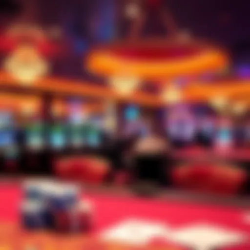 A panoramic view of the Seneca Casino Social Club's vibrant gaming area
