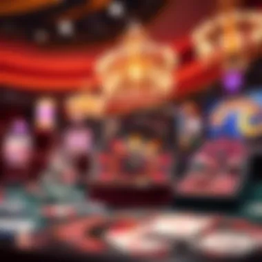 Visual representation of various spin casino games