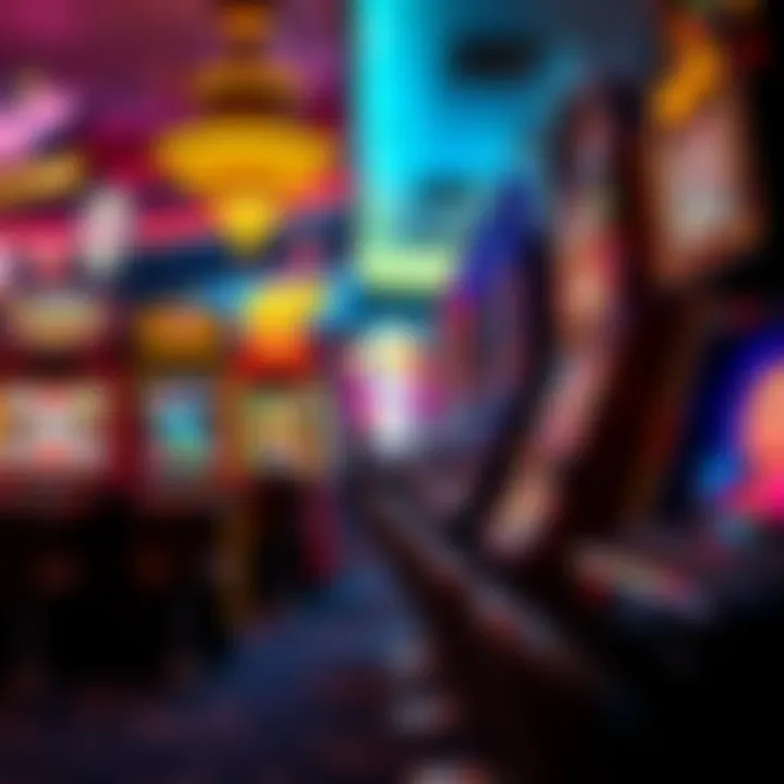 A variety of slot machines with different themes and designs