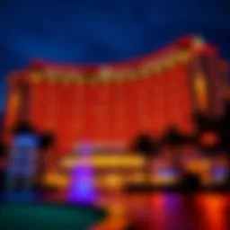 Exterior view of The Borgata Hotel and Casino showcasing its modern architecture