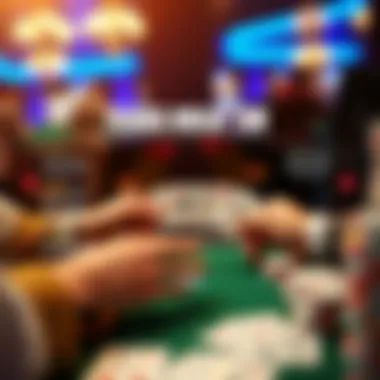 An infographic illustrating the rules of Texas Hold'em poker