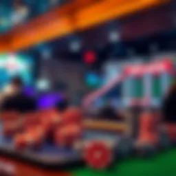 A vibrant representation of various online sports betting promotions.