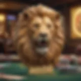 Golden Lion Casino logo showcasing its branding