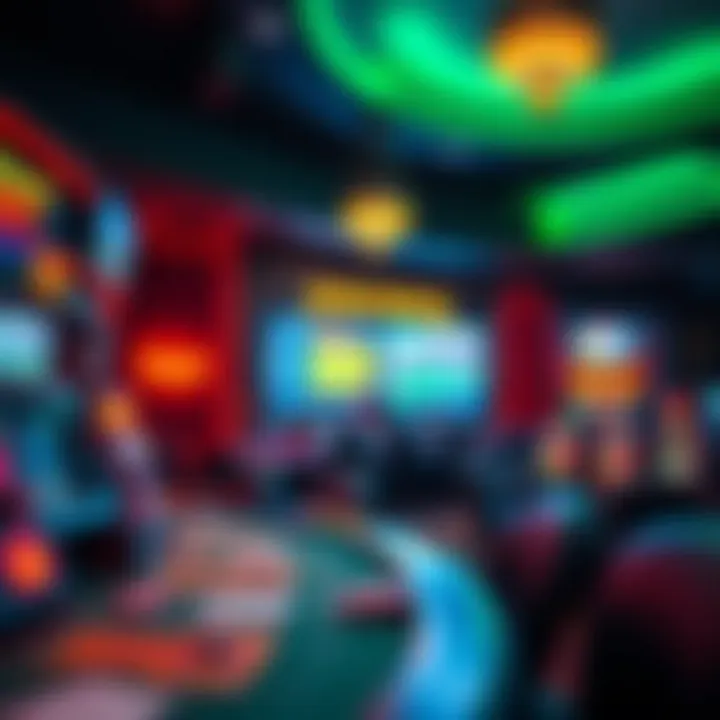 Interior view of the Seneca Allegany Sportsbook