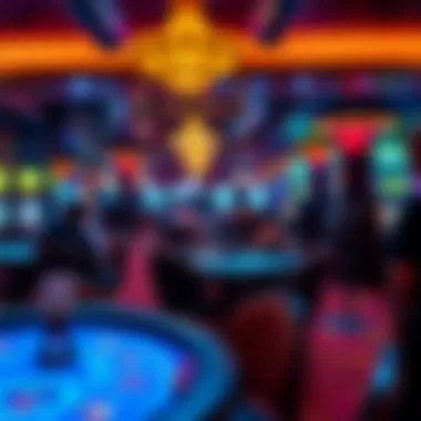 A Smoke-Free Casino Experience A vibrant view of a smoke-free casino floor with gaming tables and patrons enjoying their experience
