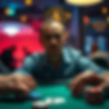 Psychological tactics in poker gameplay