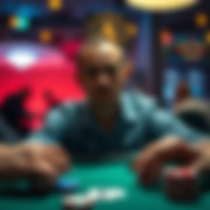 Psychological tactics in poker gameplay