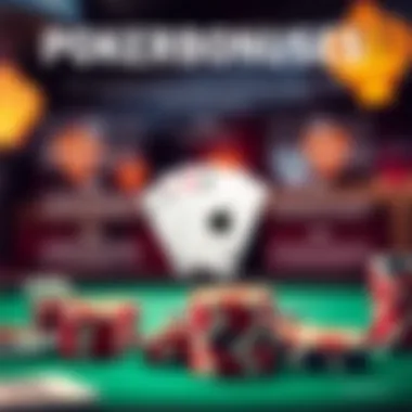 Poker Bonuses Infographic An infographic illustrating the benefits and bonuses offered by various poker platforms