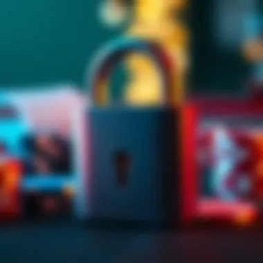 Safe Transactions in Gambling A secure padlock representing safe transactions in gambling