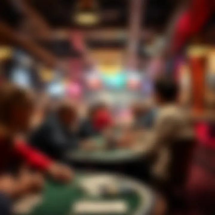 Community Poker Club Vibe Local poker club ambiance with players engaged