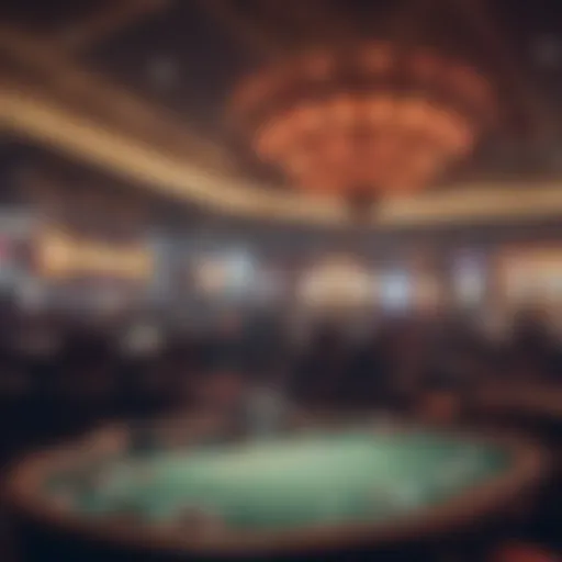 A panoramic view of a FanDuel Casino location showcasing its vibrant atmosphere