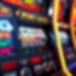 Detailed view of the Fort Knox slot machine interface
