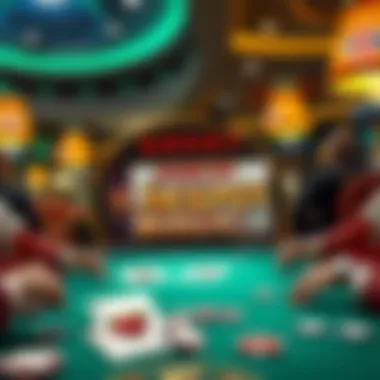 An animated depiction of gameplay within the Big Fish Jackpot Magic Slots