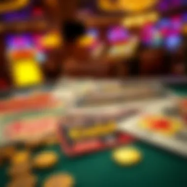 Diverse Golden Nugget Coupons Collection of various Golden Nugget coupons laid out on a table