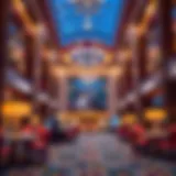 Luxurious lobby of Hyatt Regency Queens Casino