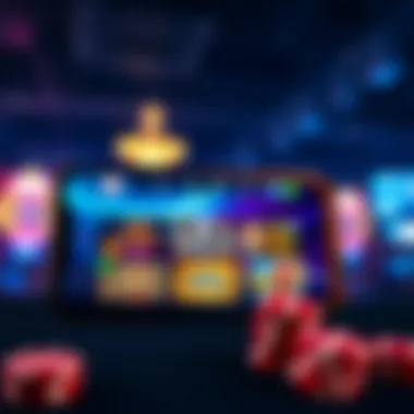 Mobile Gaming Experience in Indian Casinos A modern smartphone displaying an online casino application with various games