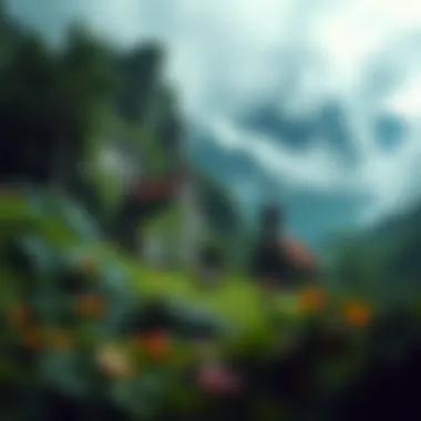 An enchanting Irish landscape, reminiscent of leprechaun folklore