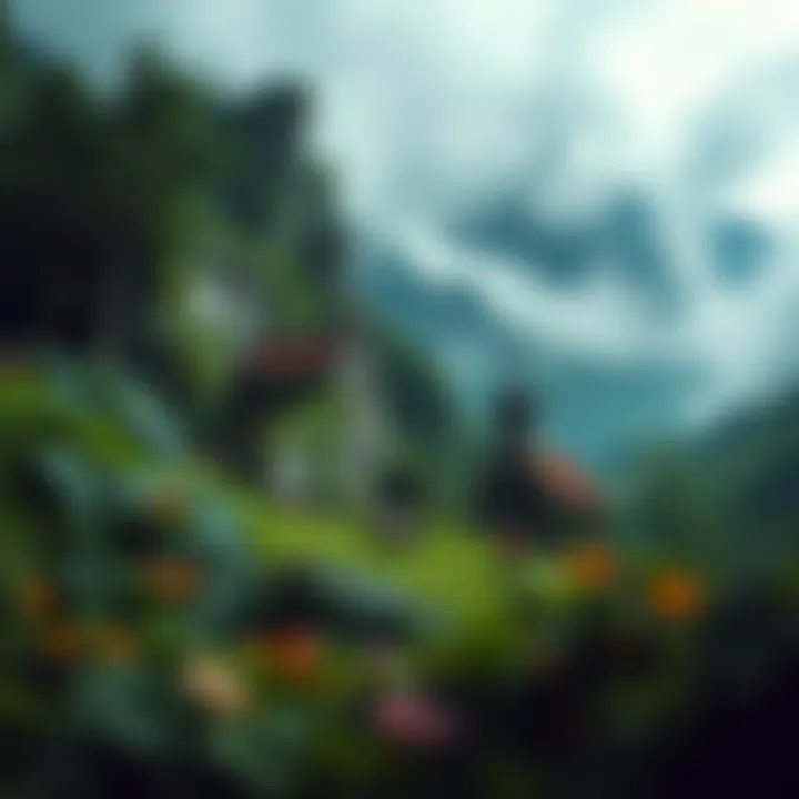 An enchanting Irish landscape, reminiscent of leprechaun folklore