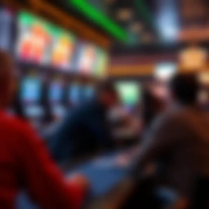 A glimpse into the sports betting aspect of the bar