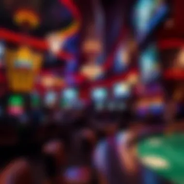 Vibrant interior of Mandalay Bay Sports Bar showcasing the lively atmosphere