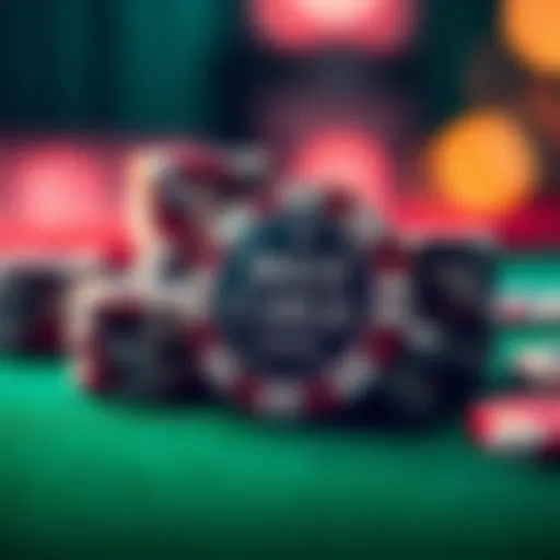 An artistic representation of Monte Carlo chips showcasing their designs and significance in gaming.