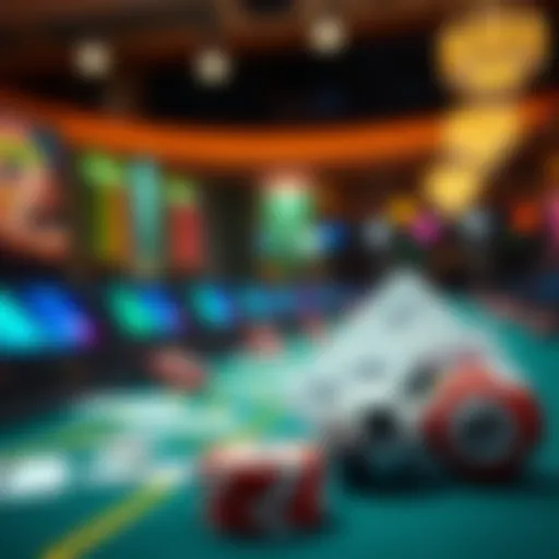 Visual representation of online lottery platforms