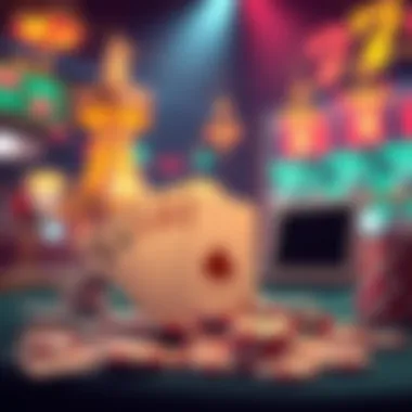 Visual representation of online lottery platforms