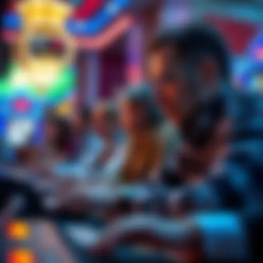 Exciting slot tournament action