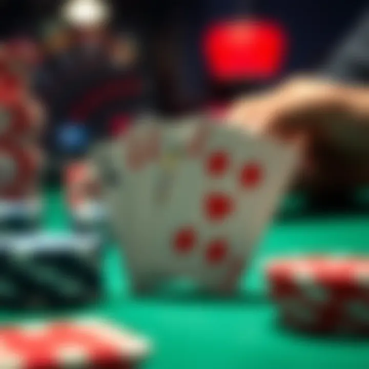 The Impact of Technology on Card Gaming A visual representation of technology's influence on modern card games, featuring digital interfaces